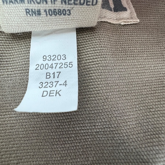 Duluth Trading Vest Size 2XL Utility Tactical Hunting Outdoor Tan Zip UP Cotton - Picture 5 of 6